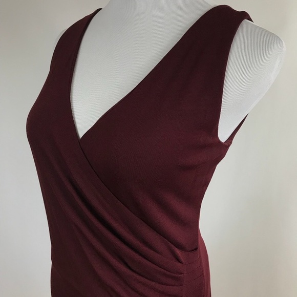 Final Price Ralph Lauren burgundy wrap dress - Picture 5 of 8